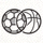 实时比分球探网 Logo - 绿色足球与雷达图标